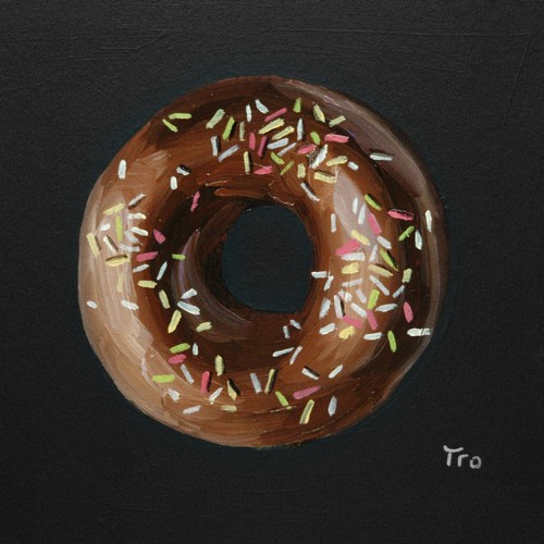 Donut bild gemälde auf - donut,