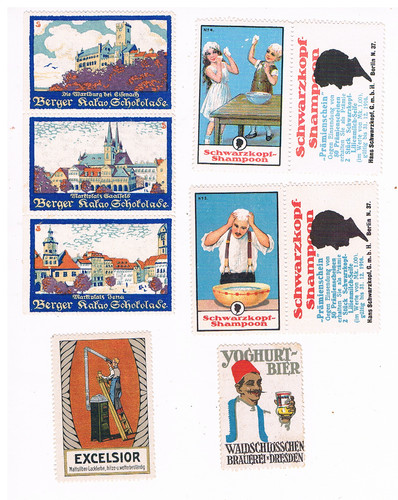Reklamemarken berger kakao - 7,