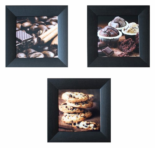 Wandbild cookie set 23x23 - cookie,