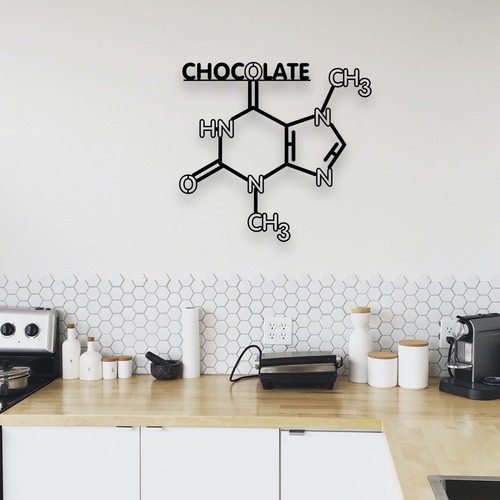 Wandbild aus holz chocolate - aus,