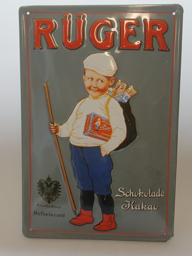 Vintage blechbild otto - vintage,