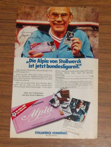 Seltene werbung alpia - seltene,