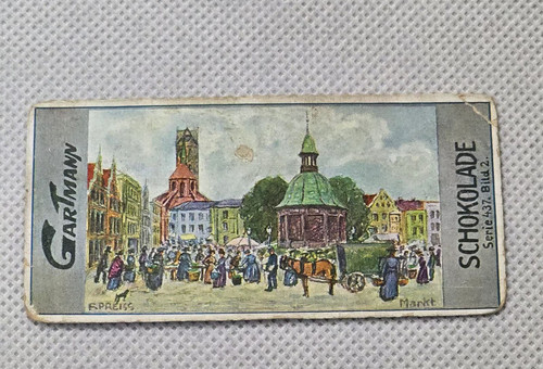 Gartmann schokolade sammelbild - schokolade,